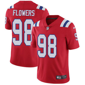 Nike Patriots 98 Trey Flowers Red Vapor Untouchable Player Limited Jersey Nike Patriots 98 Trey Flowers Red Vapor Untouchable Player Limited Jersey