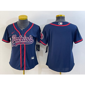 Nike Patriots Blank Blue Vapor Baseball Limited Women Jersey Nike Patriots Blank Blue Vapor Baseball Limited Women Jersey