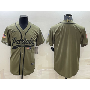 Nike Patriots Blank Olive 2022 Salute To Service Baseball Limited Men Jersey Nike Patriots Blank Olive 2022 Salute To Service Baseball Limited Men Jersey