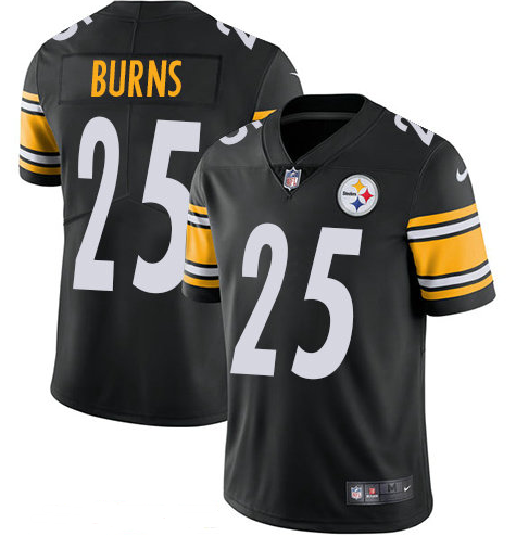 Nike Pittsburgh Steelers #25 Artie Burns Black Team Color Men's Stitched NFL Vapor Untouchable Limited Jersey Nike Pittsburgh Steelers #25 Artie Burns Black Team Color Men's Stitched NFL Vapor Untouchable Limited Jersey