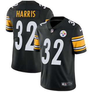 Nike Pittsburgh Steelers #32 Franco Harris Black Alternate Stitched Men's NFL Vapor Untouchable Limited Jersey Nike Pittsburgh Steelers #32 Franco Harris Black Alternate Stitched Men's NFL Vapor Untouchable Limited Jersey