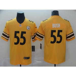 Nike Pittsburgh Steelers 55 Devin Bush Inverted Legend Gold Men Jersey Nike Pittsburgh Steelers 55 Devin Bush Inverted Legend Gold Men Jersey