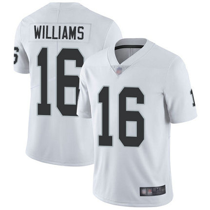 Nike Raiders #16 Tyrell Williams White Men's Stitched NFL Vapor Untouchable Limited Jersey Nike Raiders #16 Tyrell Williams White Men's Stitched NFL Vapor Untouchable Limited Jersey