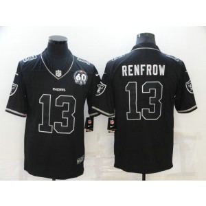 Nike Raiders 13 Hunter Renfrow Black 60th Shadow Vapor Limited Men Jersey Nike Raiders 13 Hunter Renfrow Black 60th Shadow Vapor Limited Men Jersey