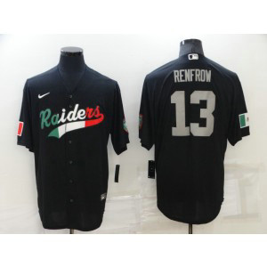 Nike Raiders 13 Hunter Renfrow Black Mexcio Vapor Limited Men Jersey