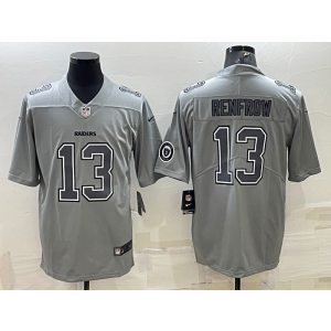 Nike Raiders 13 Hunter Renfrow Grey Atmosphere Fashion Vapor Limited Men Jersey Nike Raiders 13 Hunter Renfrow Grey Atmosphere Fashion Vapor Limited Men Jersey