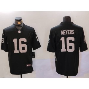 Nike Raiders 16 Meyers Black Vapor Untouchable Limited Men Jersey