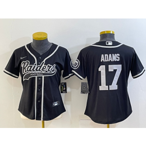 Nike Raiders 17 Davante Adams Black Vapor Baseball Limited Women Jersey