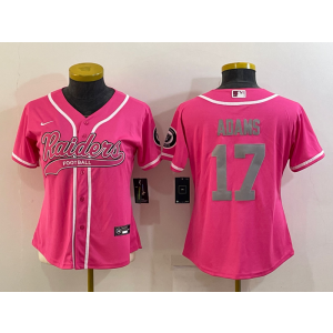 Nike Raiders 17 Davante Adams Pink Vapor Baseball Limited Women Jersey Nike Raiders 17 Davante Adams Pink Vapor Baseball Limited Women Jersey
