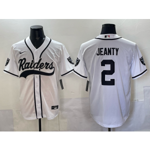 Nike Raiders 2 Jeanty White Baseball Vapor Limited Men Jersey Nike Raiders 2 Jeanty White Baseball Vapor Limited Men Jersey