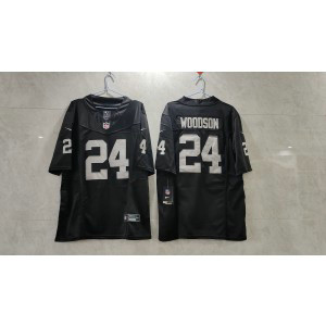 Nike Raiders 24 Charles Woodson Black 2023 F.U.S.E Vapor Limited Men Jersey Nike Raiders 24 Charles Woodson Black 2023 F.U.S.E Vapor Limited Men Jersey