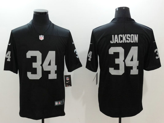 Nike Raiders 34 Bo Jackson Black Vapor Untouchable Player Limited Jersey Nike Raiders 34 Bo Jackson Black Vapor Untouchable Player Limited Jersey