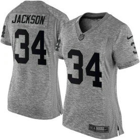 Nike Raiders 34 Bo Jackson Gray Women NFL Gridiron Gray Jersey Nike Raiders 34 Bo Jackson Gray Women NFL Gridiron Gray Jersey