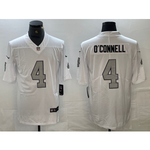 Nike Raiders 4 Aidan O'Connell White Vapor Untouchable Limited Men Jersey Nike Raiders 4 Aidan O'Connell White Vapor Untouchable Limited Men Jersey