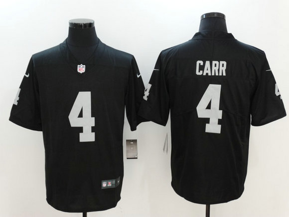 Nike Raiders 4 Derek Carr Black Vapor Untouchable Player Limited Jersey Nike Raiders 4 Derek Carr Black Vapor Untouchable Player Limited Jersey