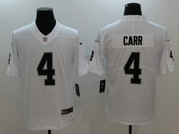 Nike Raiders 4 Derek Carr White Vapor Untouchable Player Limited Jersey Nike Raiders 4 Derek Carr White Vapor Untouchable Player Limited Jersey