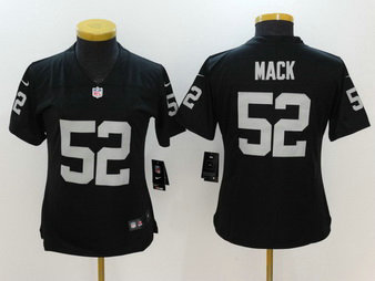 Nike Raiders 52 Khalil Mack Black Vapor Untouchable Women Limited Jersey Nike Raiders 52 Khalil Mack Black Vapor Untouchable Women Limited Jersey
