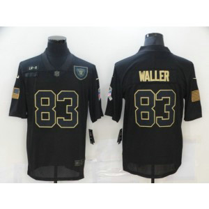 Nike Raiders 83 Darren Waller 2020 Black Salute To Service Limited Men Jersey Nike Raiders 83 Darren Waller 2020 Black Salute To Service Limited Men Jersey