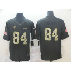 Nike Raiders 84 Antonio Brown Anthracite Salute to Service Limited Men Jersey Nike Raiders 84 Antonio Brown Anthracite Salute to Service Limited Men Jersey