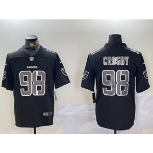 Nike Raiders 98 MAXX CROSBY Black Impact Vapor Limited Men Jersey Nike Raiders 98 MAXX CROSBY Black Impact Vapor Limited Men Jersey