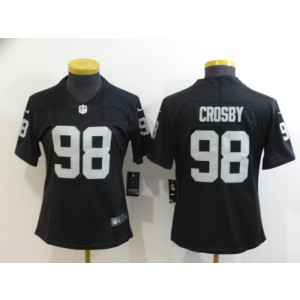 Nike Raiders 98 Maxx Crosby Black Vapor Untouchable Limited Women Jersey Nike Raiders 98 Maxx Crosby Black Vapor Untouchable Limited Women Jersey