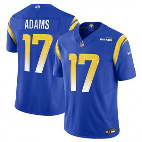 Nike Rams 17 Davante Adams Royal F.U.S.E. Vapor Limited Men Jersey