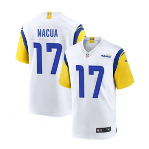 Nike Rams 17 Nacua White Vapor Untouchable Limited Men Jersey