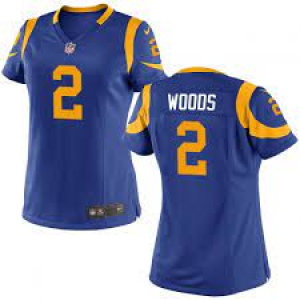 Nike Rams 2 Robert Woods Blue Vapor Untouchable Limited Women Jersey Nike Rams 2 Robert Woods Blue Vapor Untouchable Limited Women Jersey