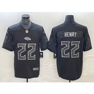 Nike Ravens 22 Derrick Henry Black Reflective Vapor Limited Men Jersey Nike Ravens 22 Derrick Henry Black Reflective Vapor Limited Men Jersey