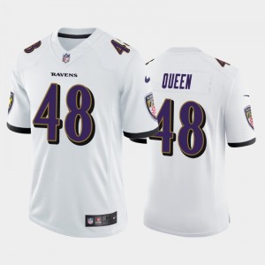 Nike Ravens 48 Patrick Queen White 2020 NFL Draft Vapor Limited Men Jersey Nike Ravens 48 Patrick Queen White 2020 NFL Draft Vapor Limited Men Jersey