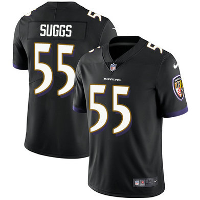 Nike Ravens 55 Terrell Suggs Black Vapor Untouchable Player Limited Jersey Nike Ravens 55 Terrell Suggs Black Vapor Untouchable Player Limited Jersey