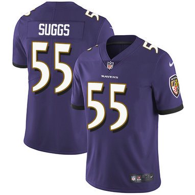 Nike Ravens 55 Terrell Suggs Purple Vapor Untouchable Player Limited Jersey Nike Ravens 55 Terrell Suggs Purple Vapor Untouchable Player Limited Jersey