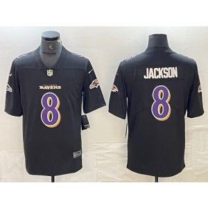 Nike Ravens 8 Lamar Jackson Black Gold Vapor Untouchable Limited Men Jersey Nike Ravens 8 Lamar Jackson Black Gold Vapor Untouchable Limited Men Jersey