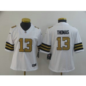 Nike Saints 13 Michael Thomas Color Rush Limited Women jersey Nike Saints 13 Michael Thomas Color Rush Limited Women jersey
