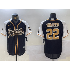 Nike Saints 22 Rashid Shaheed Black Gold Vapor Baseball Limited Men Jersey Nike Saints 22 Rashid Shaheed Black Gold Vapor Baseball Limited Men Jersey