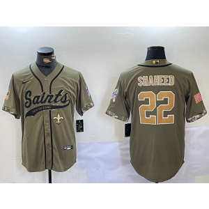 Nike Saints 22 Rashid Shaheed Olive Vapor Baseball Limited Men Jersey Nike Saints 22 Rashid Shaheed Olive Vapor Baseball Limited Men Jersey