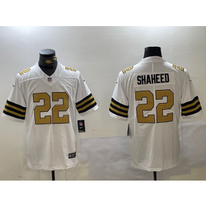 Nike Saints 22 Rashid Shaheed White Color Rush Vapor Limited Men Jersey Nike Saints 22 Rashid Shaheed White Color Rush Vapor Limited Men Jersey