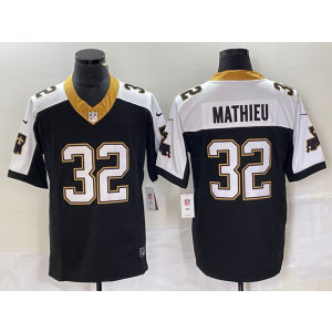 Nike Saints 32 Tyrann Mathieu Black Gold 2023 F.U.S.E Vapor Limited Men Jersey Nike Saints 32 Tyrann Mathieu Black Gold 2023 F.U.S.E Vapor Limited Men Jersey