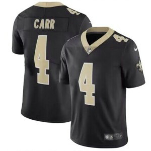 Nike Saints 4 Derek Carr Black Vapor Untouchable Limited Men Jersey Nike Saints 4 Derek Carr Black Vapor Untouchable Limited Men Jersey