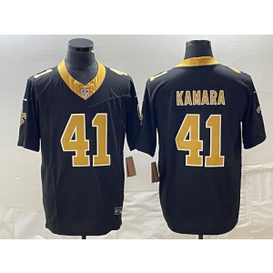 Nike Saints 41 Alvin Kamara Black 2023 F.U.S.E Vapor Limited Men Jersey Nike Saints 41 Alvin Kamara Black 2023 F.U.S.E Vapor Limited Men Jersey