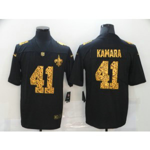 Nike Saints 41 Alvin Kamara Black Leopard Limited Men Jersey Nike Saints 41 Alvin Kamara Black Leopard Limited Men Jersey
