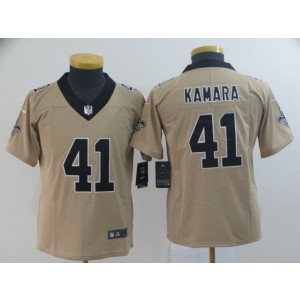 Nike Saints 41 Alvin Kamara Gold Inverted Legend Youth Jersey Nike Saints 41 Alvin Kamara Gold Inverted Legend Youth Jersey