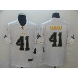 Nike Saints 41 Alvin Kamara White Gold Vapor Untouchable Limited Men Jersey Nike Saints 41 Alvin Kamara White Gold Vapor Untouchable Limited Men Jersey