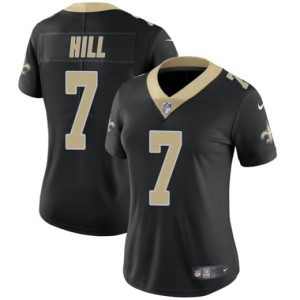 Nike Saints 7 Taysom Hill Black Vapor Untouchable Limited Women Jersey Nike Saints 7 Taysom Hill Black Vapor Untouchable Limited Women Jersey