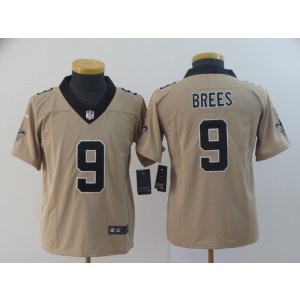 Nike Saints 9 Drew Brees Gold Inverted Legend Youth Jersey Nike Saints 9 Drew Brees Gold Inverted Legend Youth Jersey