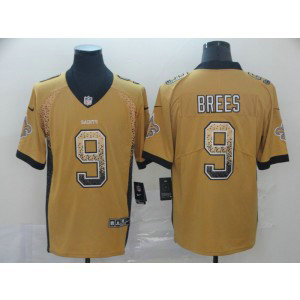 Nike Saints 9 Drew Brees Yellow Drift Fashion Limited Men Jersey Nike Saints 9 Drew Brees Yellow Drift Fashion Limited Men Jersey