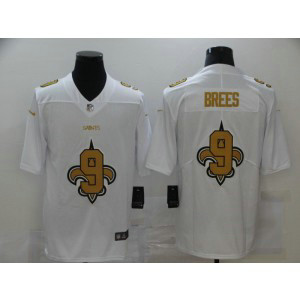 Nike Saints 9 Drew Brees white Shadow Logo Limited Men Jersey Nike Saints 9 Drew Brees white Shadow Logo Limited Men Jersey