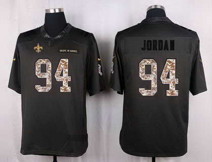 Nike Saints 94 Cameron Jordan Anthracite Salute To Service Limited Men's Jersey Nike Saints 94 Cameron Jordan Anthracite Salute To Service Limited Men's Jersey