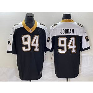 Nike Saints 94 Cameron Jordan Black Gold 2023 F.U.S.E Vapor Limited Men Jersey Nike Saints 94 Cameron Jordan Black Gold 2023 F.U.S.E Vapor Limited Men Jersey