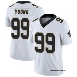 Nike Saints 99 Chase Young White Vapor Untouchable Limited Men Jersey Nike Saints 99 Chase Young White Vapor Untouchable Limited Men Jersey